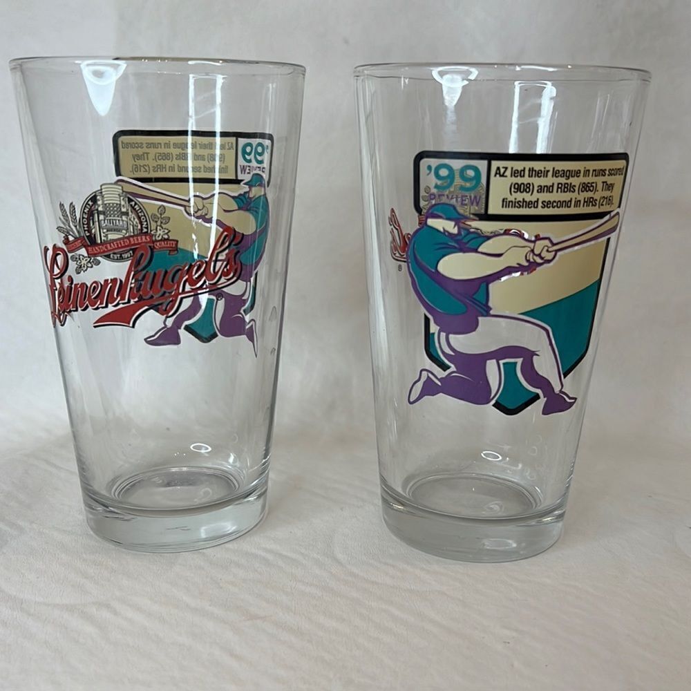 Leinenkugels Beer Glasses 16 Oz Each Set 2 Handcrafted Quality Phoenix Arizona